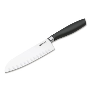 Böker - Cuțit santoku de bucătărie CORE PROFESSIONAL 16,5 cm negru