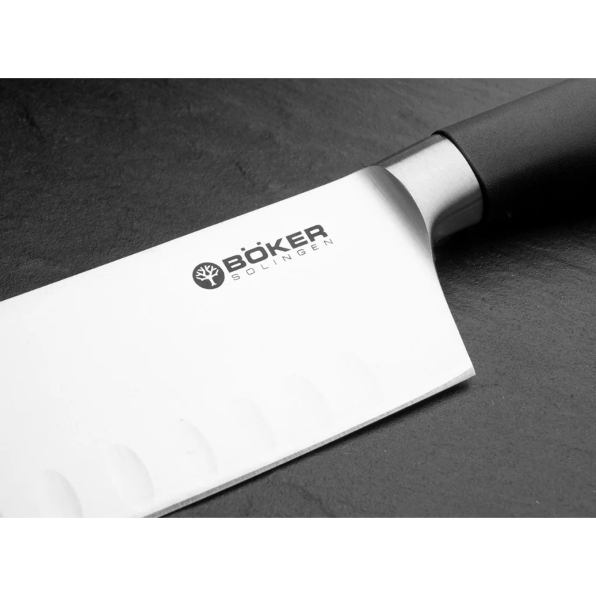 Böker - Cuțit santoku de bucătărie CORE PROFESSIONAL 16,5 cm negru