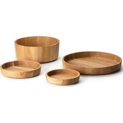 Bol din lemn 38x5,4 cm stejar Continenta C4135
