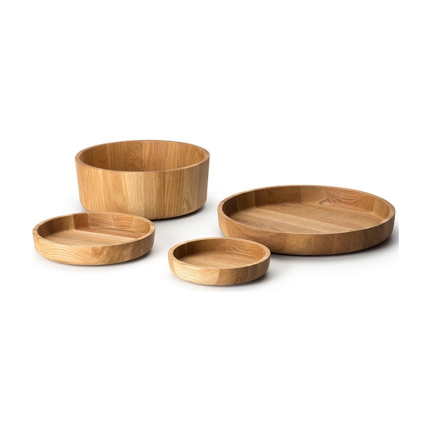 Bol din lemn 38x5,4 cm stejar Continenta C4135