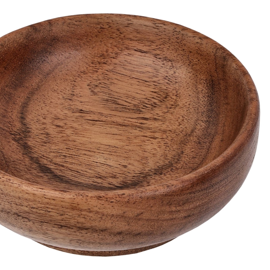 Bol din lemn Eglo d. 10 cm maro