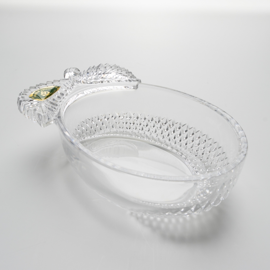 Bol din sticlă prună transparent