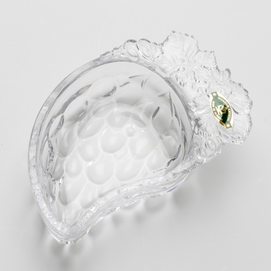 Bol din sticlă strugure transparent