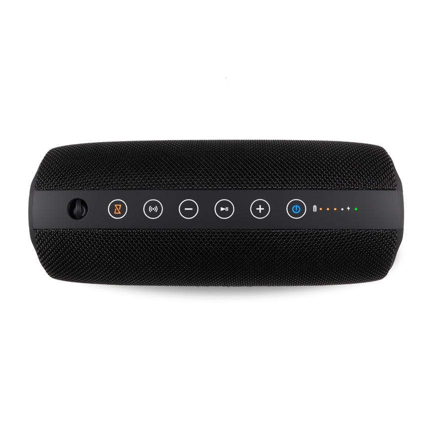 Boxă LED fără fir cu microfon și funcție de acumulator extern Niceboy Titan 4 50W/4000 mAh IPX7 negru