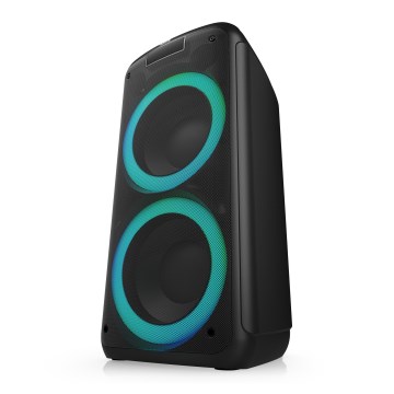 Boxă LED fără fir cu microfon și funcție de acumulator extern Niceboy PARTY Boss 2 200W/4500 mAh + telecomandă