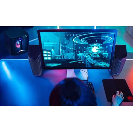 Boxe PC 2.1 50W/230V negre Yenkee + telecomandă