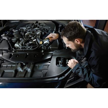 Brennenstuhl - Lanternă de lucru LED, 3xAA, portocalie