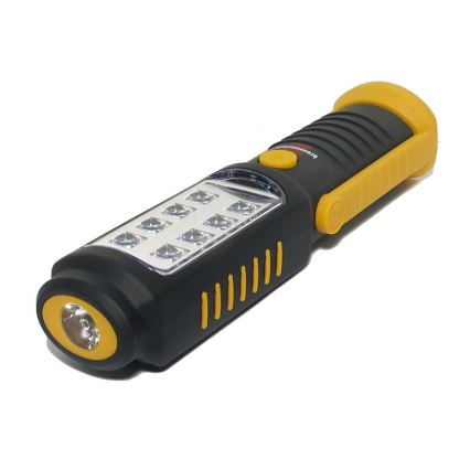 Brennenstuhl - Lanternă de lucru LED, 3xAA, portocalie