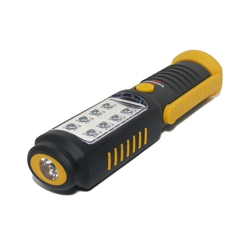 Brennenstuhl - Lanternă de lucru LED, 3xAA, portocalie
