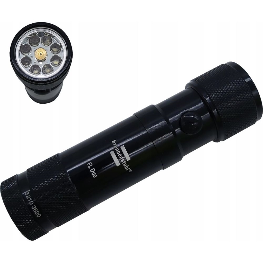Brennenstuhl - Lanternă LED cu indicator laser LED/3xAAA