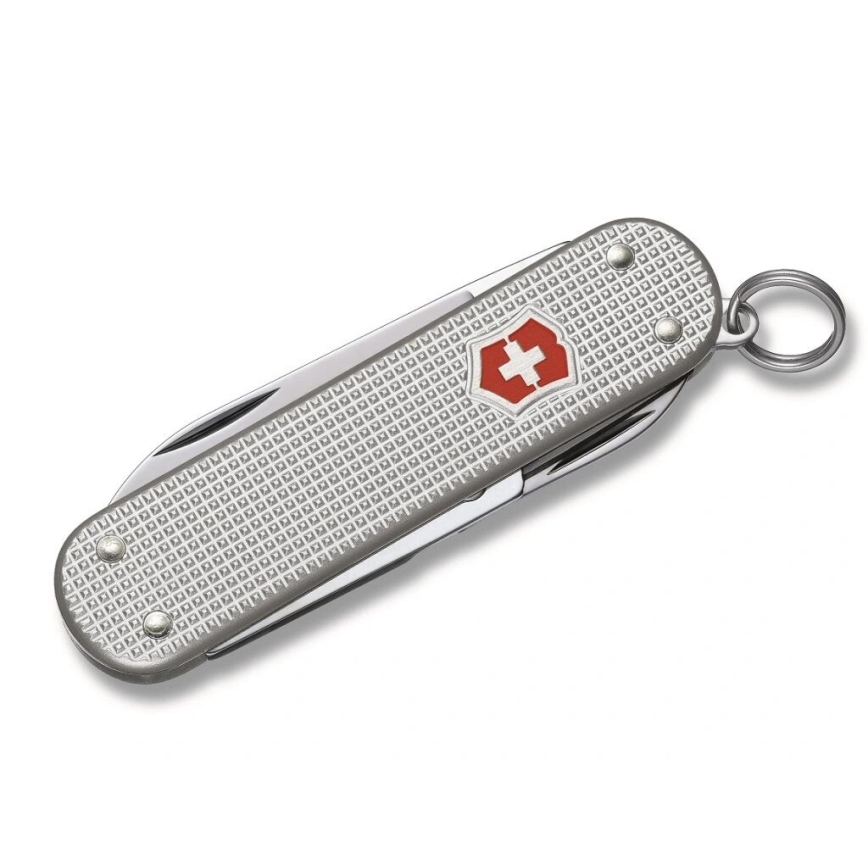 Briceag multifuncțional Victorinox CLASSIC ALOX 5,8 cm/5 funcții argintiu