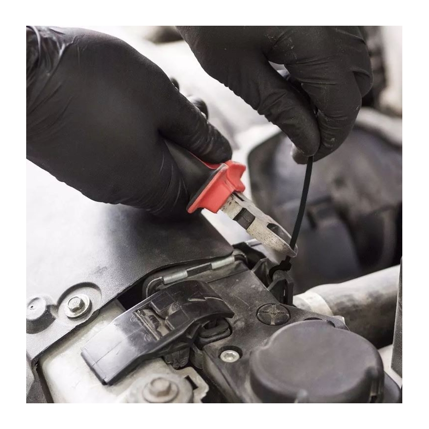 Bride din plastic 2,5x150mm 100 buc. negre