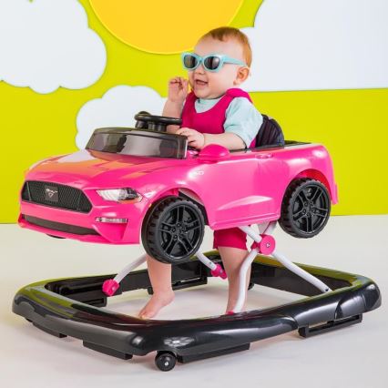 Bright Starts - Premergător 3-în-1 FORD MUSTANG, roz