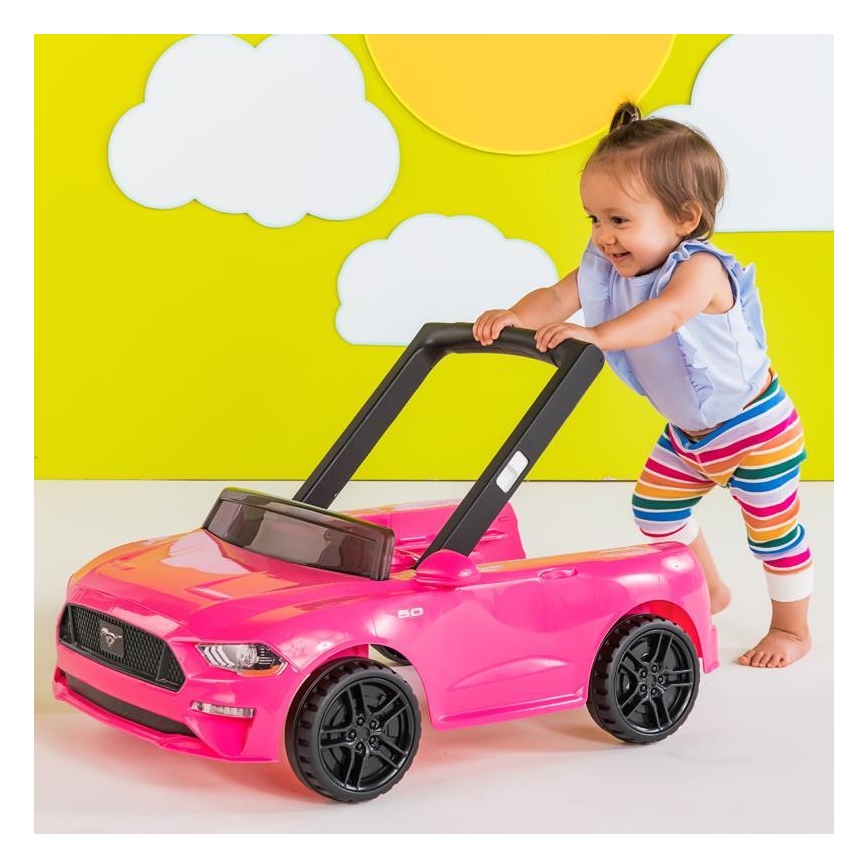 Bright Starts - Premergător 3-în-1 FORD MUSTANG, roz