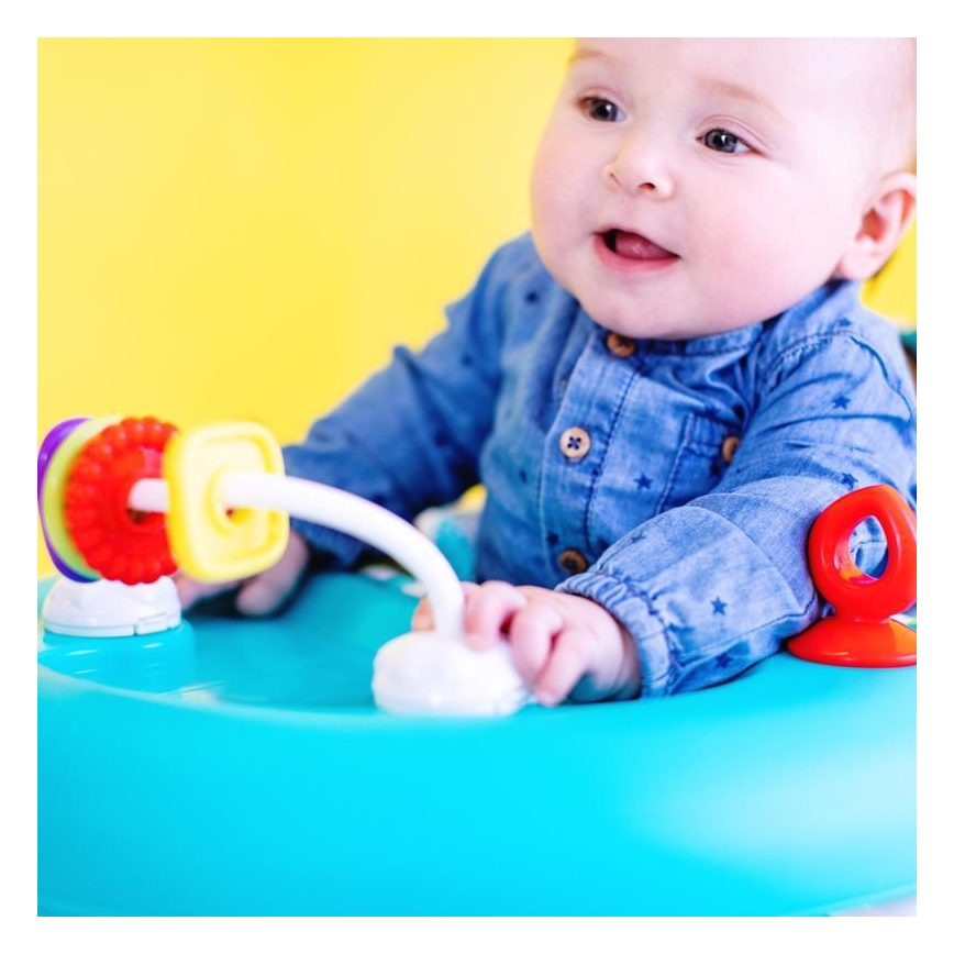 Bright Starts - Premergător pentru bebeluși Giggling Safari