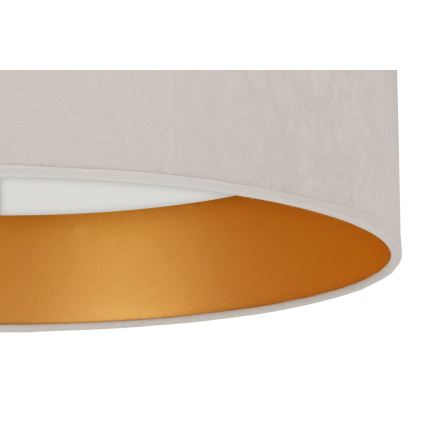 BRILAGI - Abajur de schimb universal VELVET, Ø 30 cm, crem/auriu