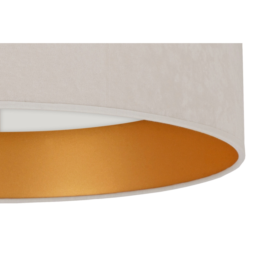BRILAGI - Abajur de schimb universal VELVET, Ø 30 cm, crem/auriu