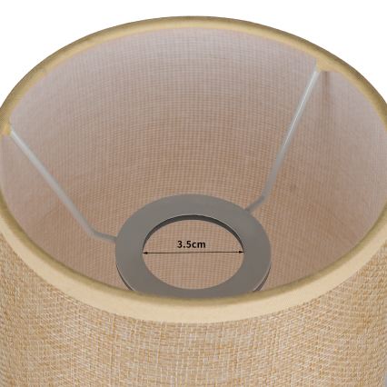 Brilagi - abajur pentru lampă de masă TABLON cu soclu E27, Ø 14 cm, bej