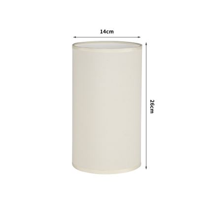 Brilagi - Abajur pentru lampă de masă TABLON E27 Ø 14 cm crem