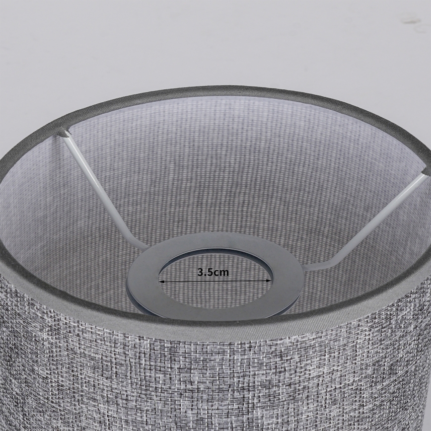 Brilagi - Abajur pentru lampă de masă TABLON E27, Ø 14 cm, gri