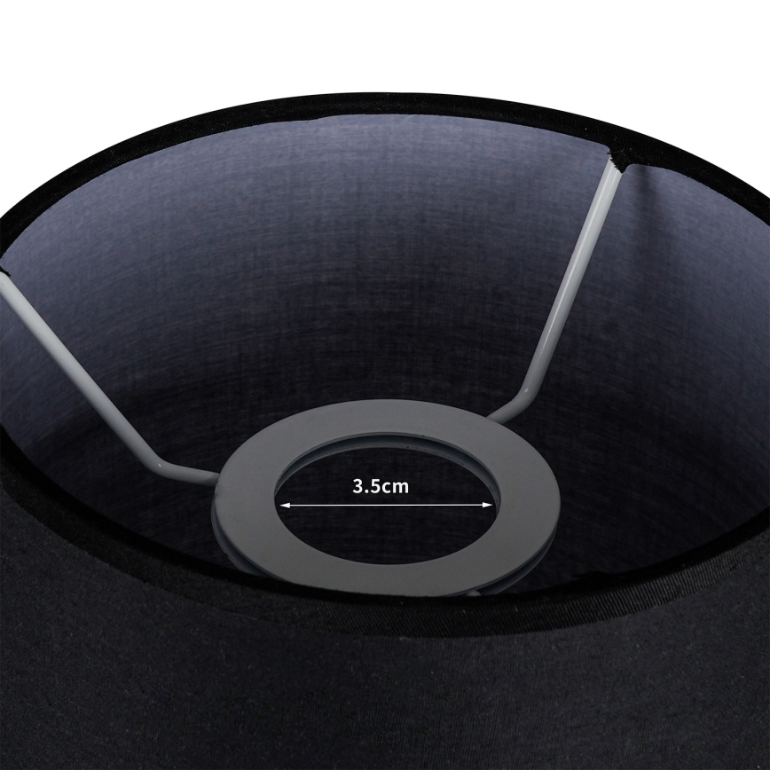Brilagi - Abajur TABLON E27 pentru lampă de masă, Ø 14 cm, negru