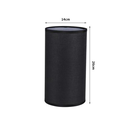 Brilagi - Abajur TABLON E27 pentru lampă de masă, Ø 14 cm, negru