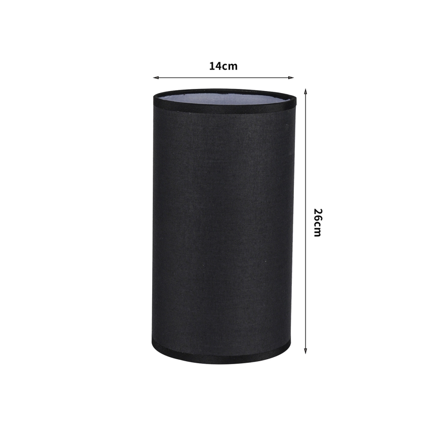 Brilagi - Abajur TABLON E27 pentru lampă de masă, Ø 14 cm, negru