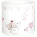 Brilagi - Abajur universal BOBO E27 Ø 15 cm crem/iepurași