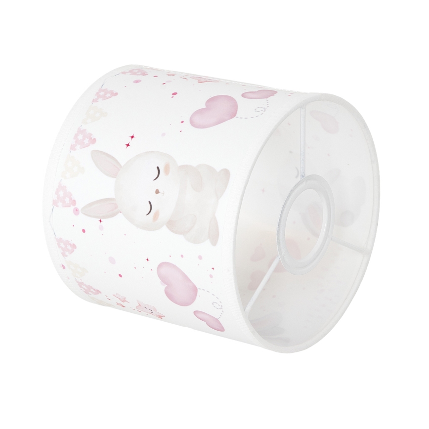 Brilagi - Abajur universal BOBO E27 Ø 15 cm crem/iepurași