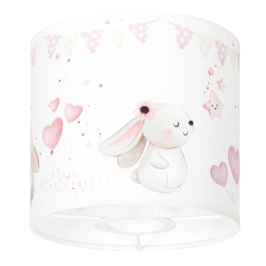 BRILAGI - Abajur universal BOBO E27 Ø 15 cm crem/iepurași