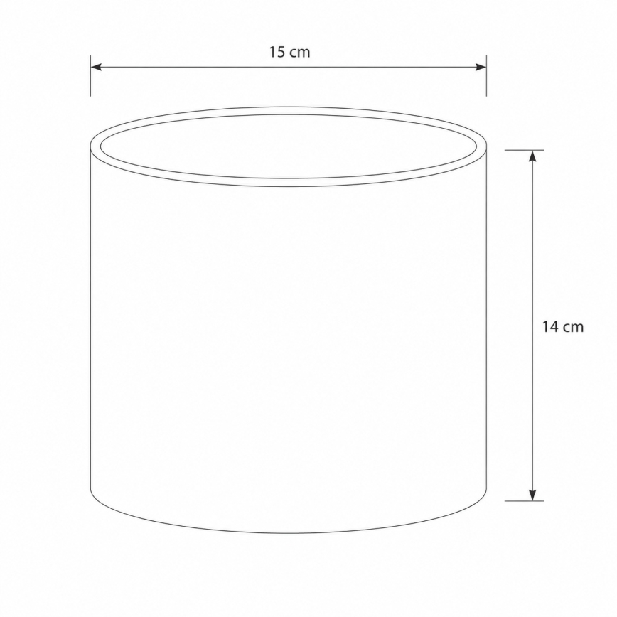 Brilagi - Abajur universal BOBO E27 Ø 15 cm roz