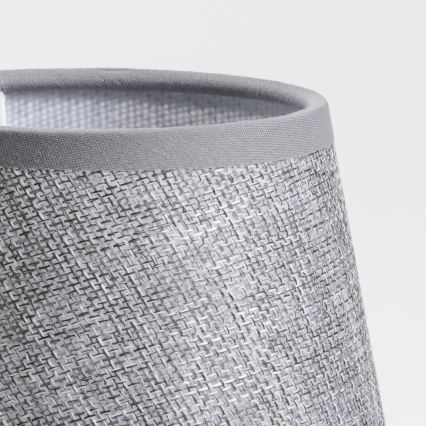 Brilagi - Abajur universal NUBILA E27 13x9 cm gri