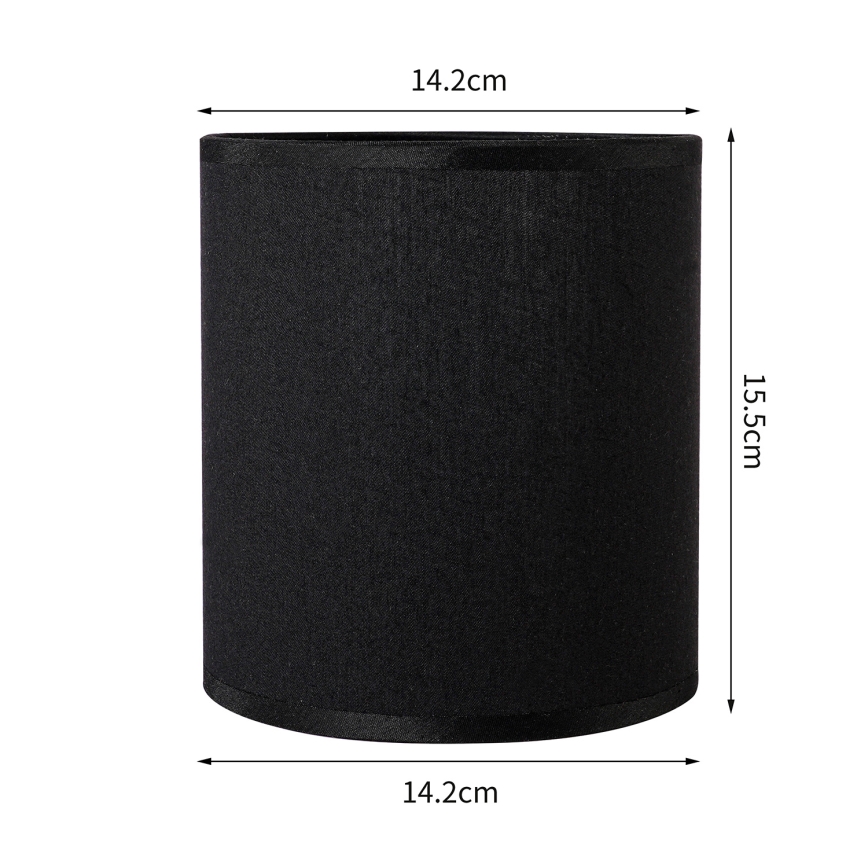 Brilagi - Abajur universal NUBILA E27 15,5x14 cm antracit