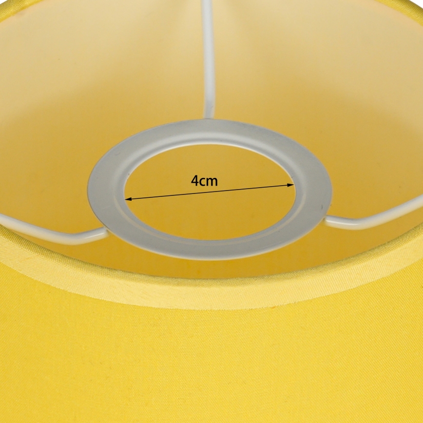 Brilagi - Abajur universal NUBILA E27 15,5x14 cm galben