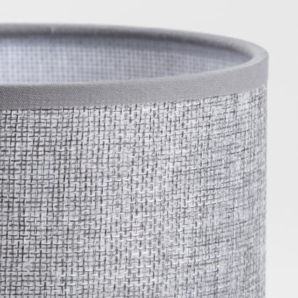 Brilagi - Abajur universal NUBILA E27 15,5x14 cm gri