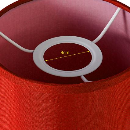 Brilagi - Abajur universal NUBILA E27 15,5x14 cm roșu