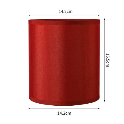 Brilagi - Abajur universal NUBILA E27 15,5x14 cm roșu