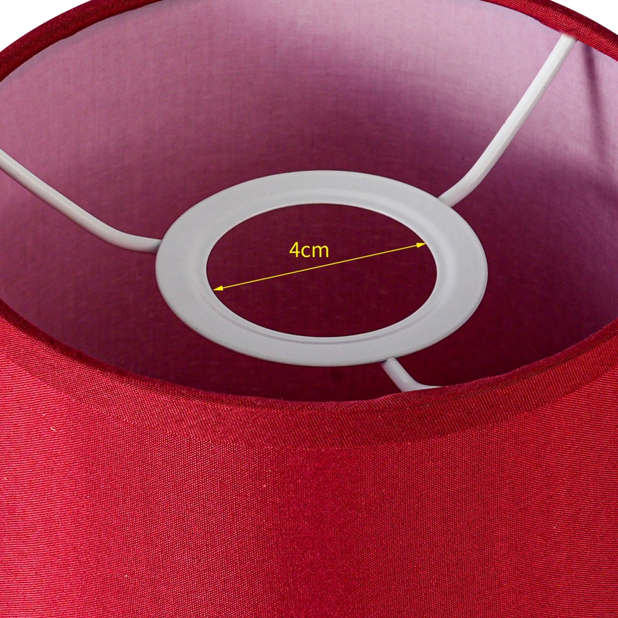 Brilagi - Abajur universal NUBILA E27 15,5x14 cm roșu pompeian