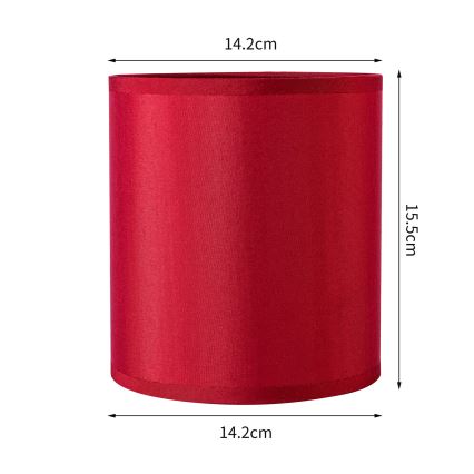 Brilagi - Abajur universal NUBILA E27 15,5x14 cm roșu pompeian