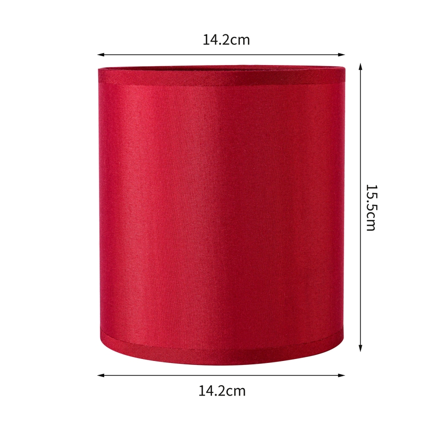 Brilagi - Abajur universal NUBILA E27 15,5x14 cm roșu pompeian