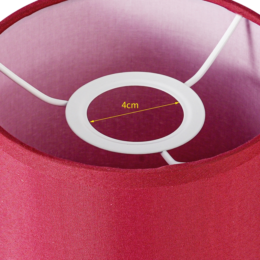 Brilagi - Abajur universal NUBILA E27 15,5x14 cm roz prăfuit