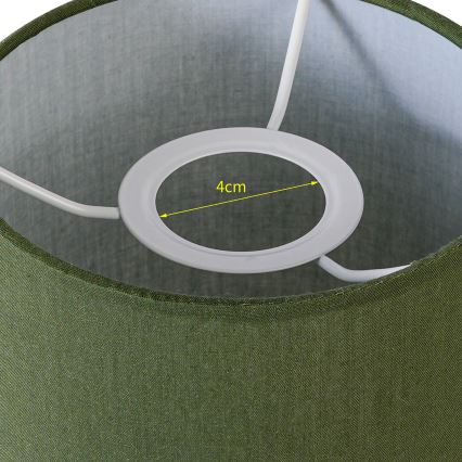 Brilagi - Abajur universal NUBILA E27 15,5x14 cm verde