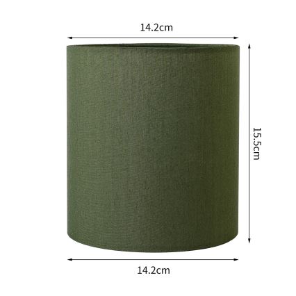 Brilagi - Abajur universal NUBILA E27 15,5x14 cm verde