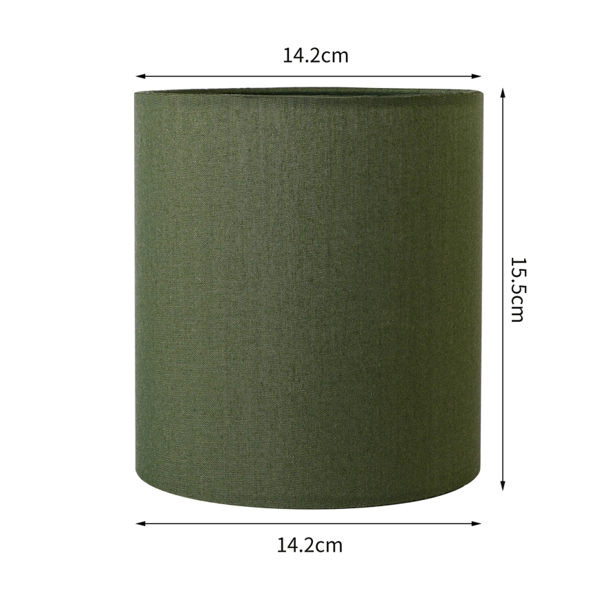 Brilagi - Abajur universal NUBILA E27 15,5x14 cm verde