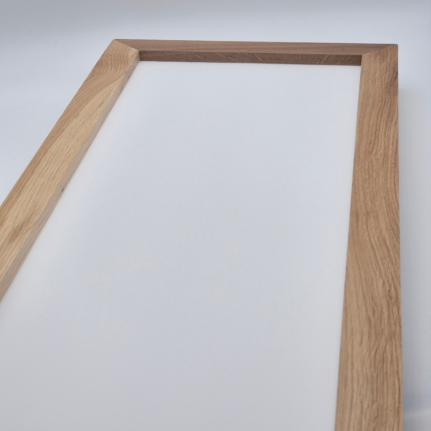 Brilagi - Plafonieră LED pentru baie WOODY FRAME LED/40W/230V 120x30 cm IP44 stejar