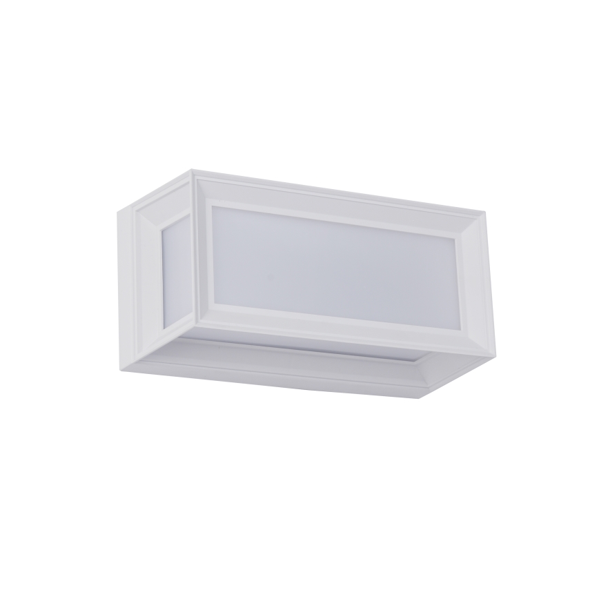 Brilagi - Aplică LED de exterior PARKER, 12W, 230V, 3000/4500/6000K, alb, IP44