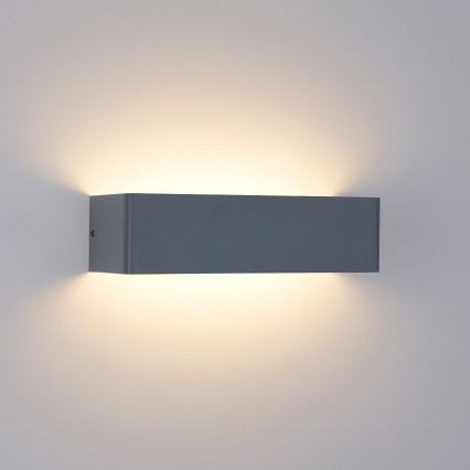 Brilagi - Aplică de perete pentru exterior DONNANI LED, 12W/230V, 30 cm, antracit, IP44