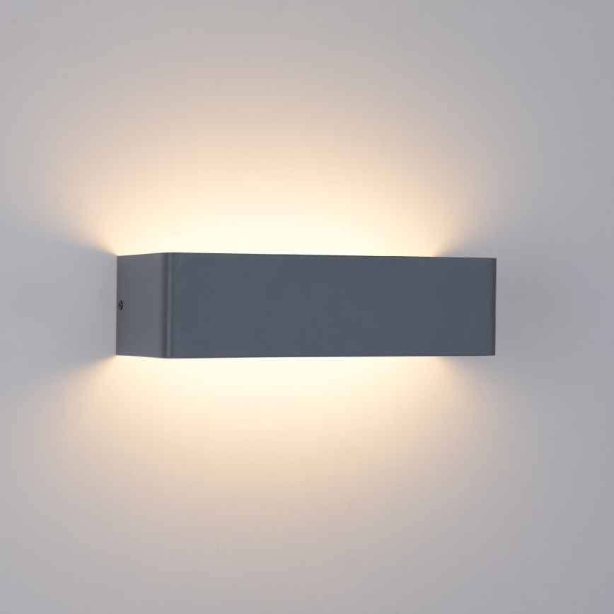 Brilagi - Aplică de perete pentru exterior DONNANI LED, 12W/230V, 30 cm, antracit, IP44