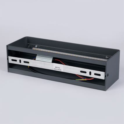 Brilagi - Aplică de perete pentru exterior DONNANI LED, 12W/230V, 30 cm, antracit, IP44