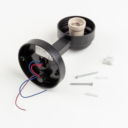 BRILAGI - Aplica de perete pentru exterior HARBOR cu senzor de mișcare, 1xE27/40W/230V, IP33, antracit/alb